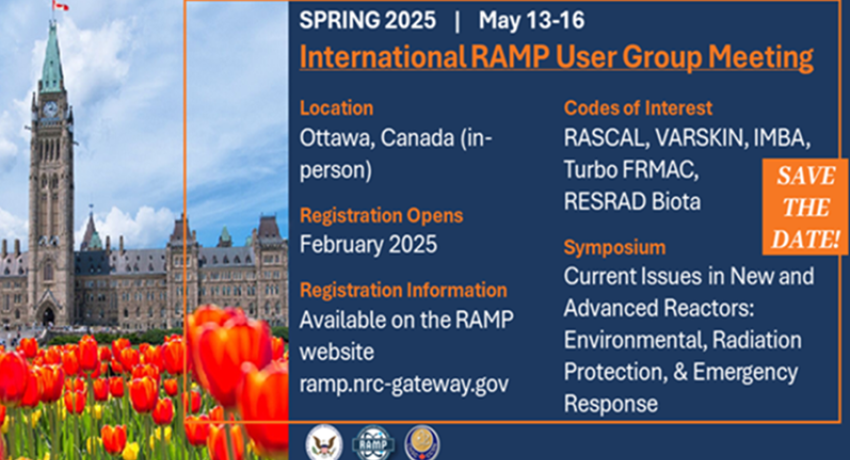 Save the date Spring 2025 RAMP User Group Meeting