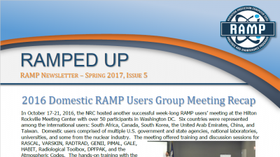 RAMP Newsletter - Spring 2017, Issue 5