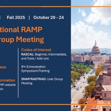 Save the date October 2025 RAMP User Group Meeting