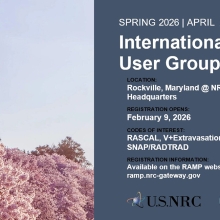 Save the Date Spring 2026 User Meeting