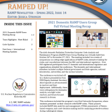 RAMPED UP! Spring 2022, Issue 14, Newsletter