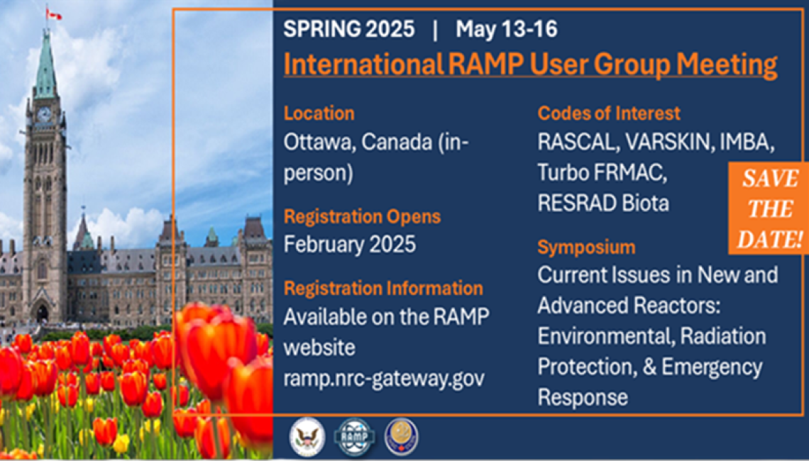 Save the date Spring 2025 RAMP User Group Meeting